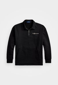 RELAXED FIT LOGO FLEECE SWEATSHIRT - Športni pulover - black