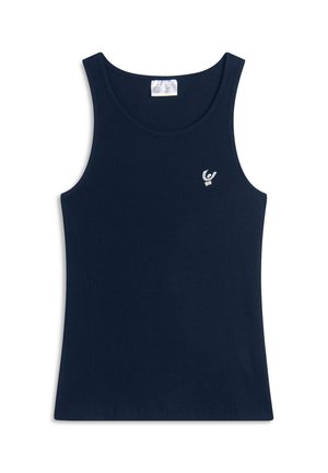 CON PICCOLO LOGO GLITTER - Top - blue