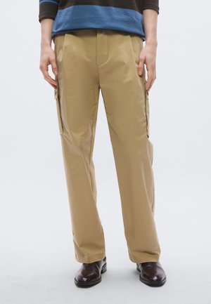 CRAYSEN - Armijas stila bikses - medium beige