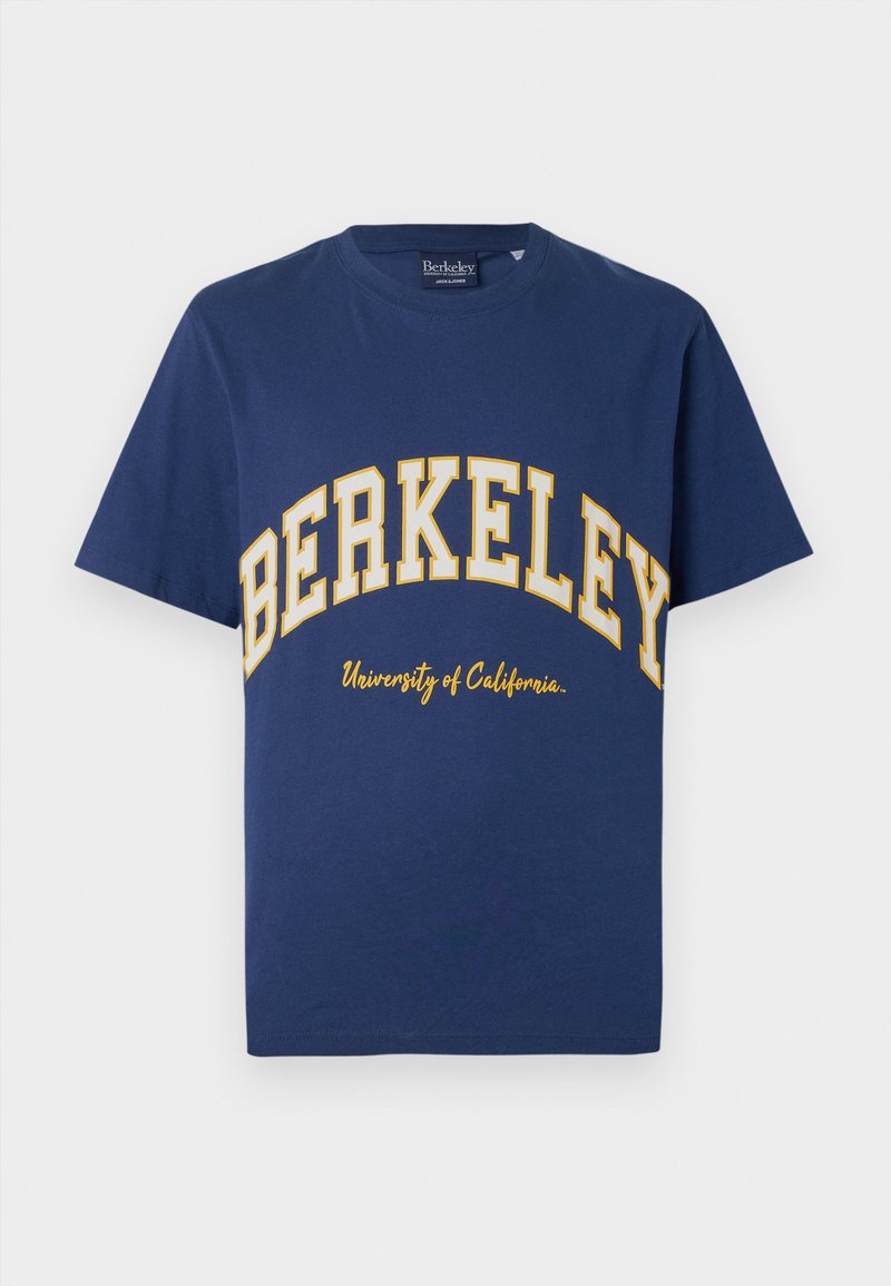 jack & jones T-shirt print blauw