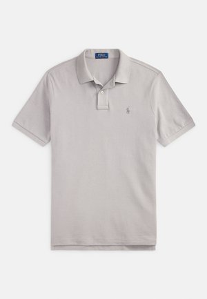 SLIM FIT MESH POLO SHIRT - Polo marškinėliai - soft grey