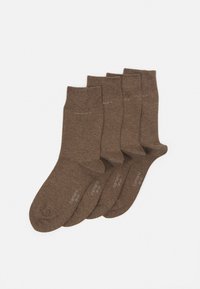 camano - ONLINE UNISEX 4 PACK - Kojinės - camel Miniatiūros vaizdas 1