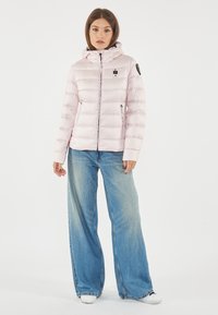 Blauer Winterjacke - charme pink