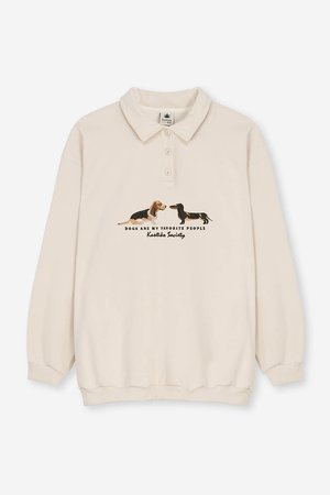 Kaotiko CREW PUPPIES UNISEX - Πόλο - beige