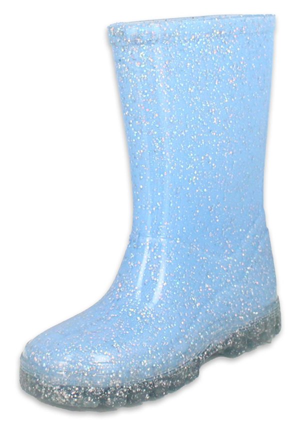 GLITZER – Gummistiefel – hellblau