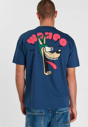 Le Temps Des Cerises, TEE-SHIRT VELOKROM - Print T-shirt - bleu