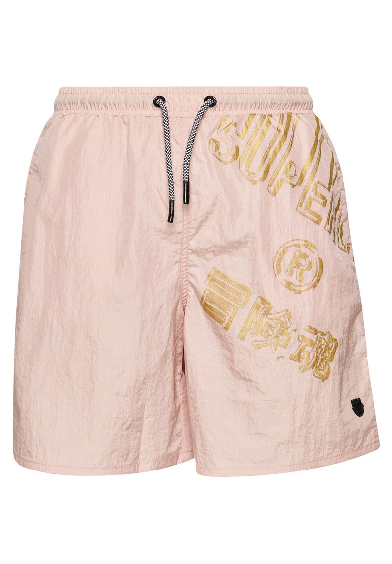 Herren Badehosen | Superdry OPPOSITION Badeshorts grey pink/pink - KI57096 Herren Badehosen | Superdry OPPOSITION Badeshorts grey pink/pink - KI57096