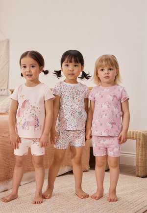 Next, REGULAR FIT - 3 PACK - Nattøj sæt - pink cream unicorn