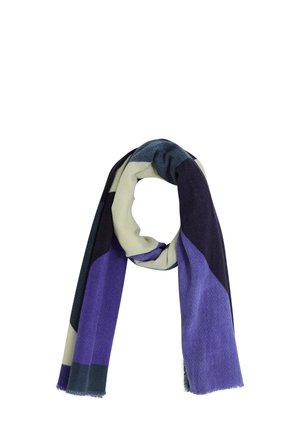 MOTIF GRAPHIQUE - Écharpe - bleu