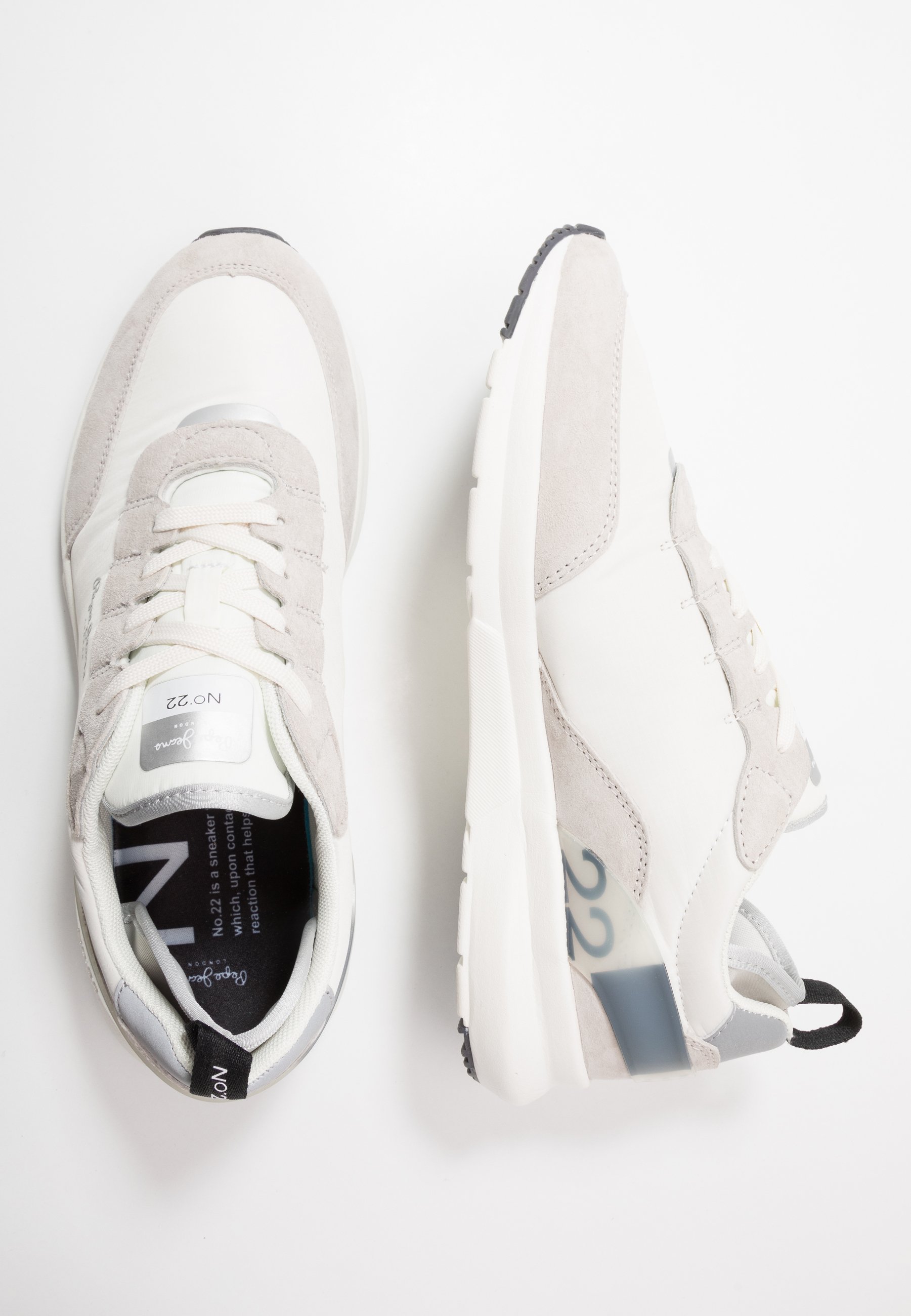 Pepe Jeans N22 SUMMER Joggesko optic white Zalando.no Pepe Jeans TRAVELLER Joggesko white Zalando.no