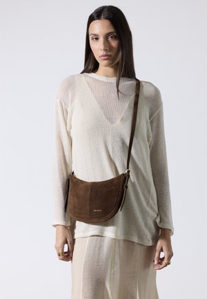 nat & nin, NAT & NIN CROSS BODY BAG MINI RODEO - Sac bandoulière - dark brown