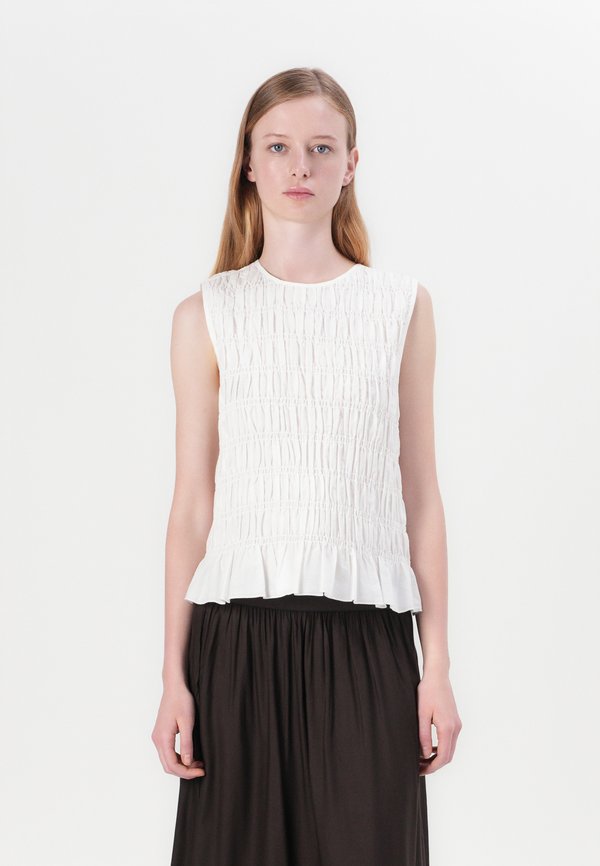 VIHUSA SMOCK - Top - cloud dancer