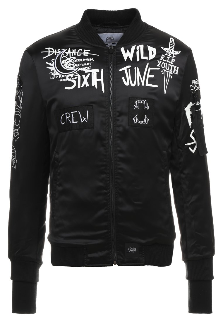 Sixth June Bomberjacks zwart