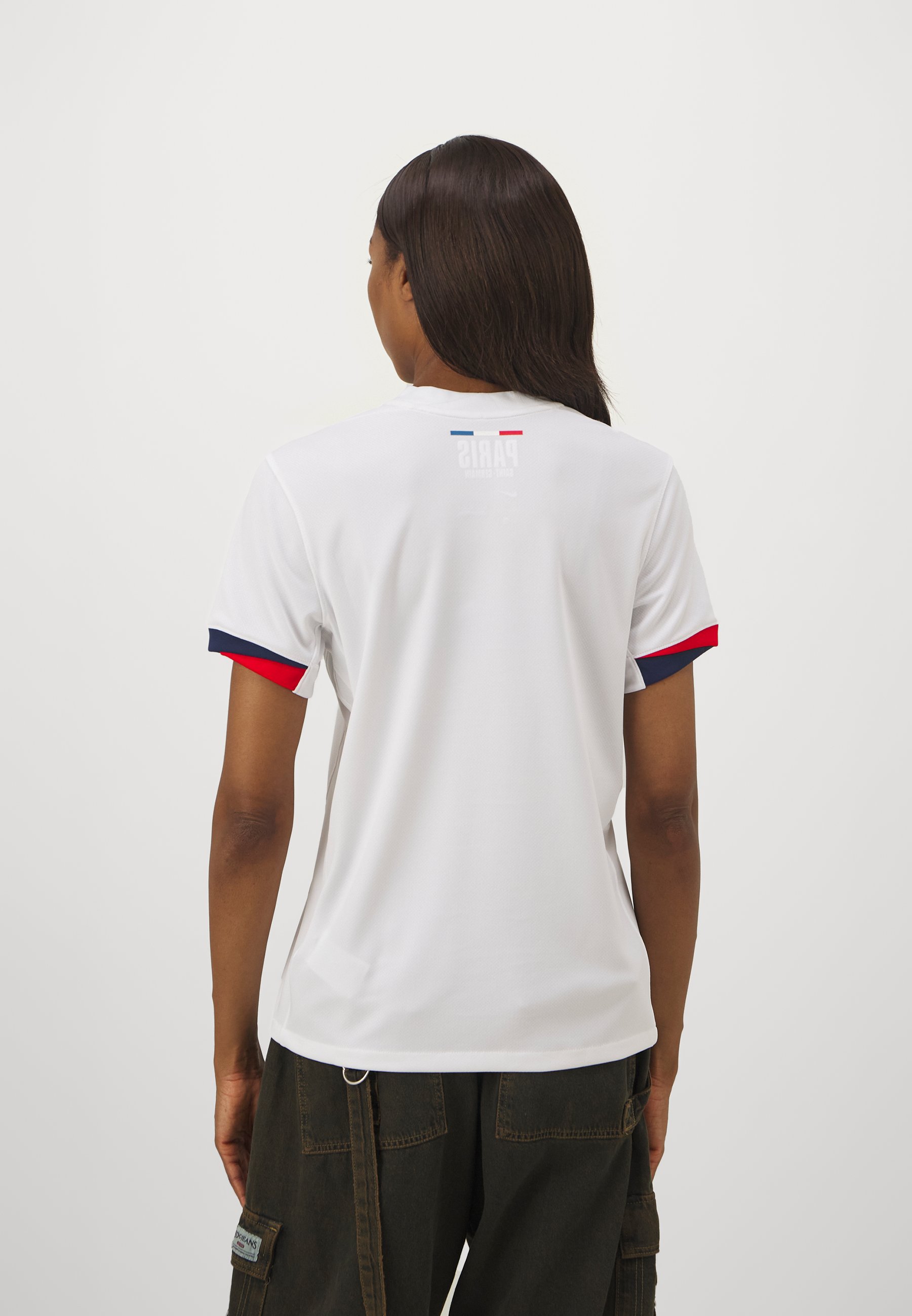 売れ筋商品|||ナイキ Tシャツ レディース トップス PARIS ST GERMAIN NIKE STADIUM JERSEY SHORT SLEEVES AWAY - Sports T-shirt - white/midnight navy Paris Saint-Germain Women's T-Shirt. Nike.com
