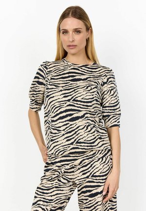 Print T-shirt - c black combi