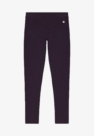 Zwarte leggings gemaakt van rekbare stof met een gladde textuur. Beschikt over een logopatch op de tailleband en heeft een aansluitend ontwerp. Geen zakken.