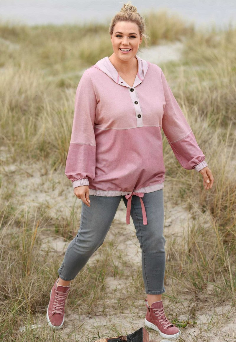 Damen Sweatshirts | Janet & Joyce Kapuzenpullover rosenholz/rosa - TR35011 Damen Sweatshirts | Janet & Joyce Kapuzenpullover rosenholz/rosa - TR35011