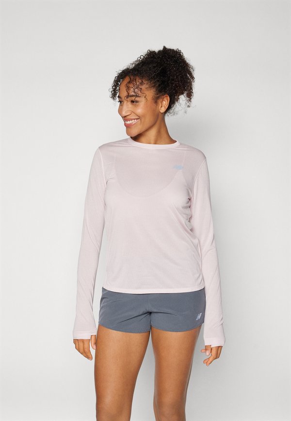 ATHLETICS LONG SLEEVE - Long sleeved top - rose sugar heather