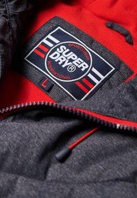 Superdry & Co Weste - mottled dark grey
