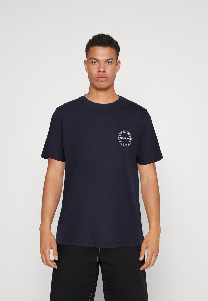 Zalando Jack And Jones T Shirt Herren Jack & Jones T-Shirt print - dark blue/dunkelblau - Zalando.at