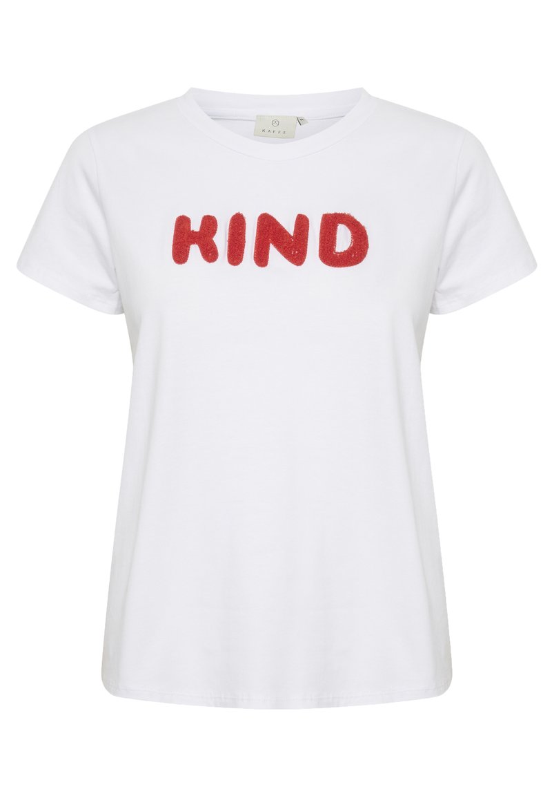 Damen T-Shirts | Kaffe T-Shirt print kind patch/offwhite - LQ03756 Damen T-Shirts | Kaffe T-Shirt print kind patch/offwhite - LQ03756