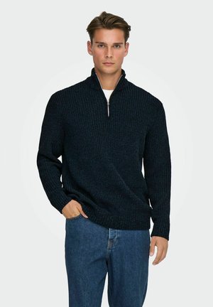 ONSJOIN HIGH NECK CAMP - Džemperis - dark sapphire