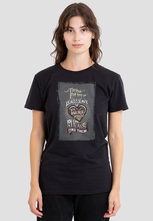 Cotton Soul, HARRY POTTER ALWAYS FIND THEM - T-Shirt print - black