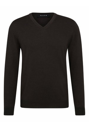 PULLOVER - Striktrøje - brown mel