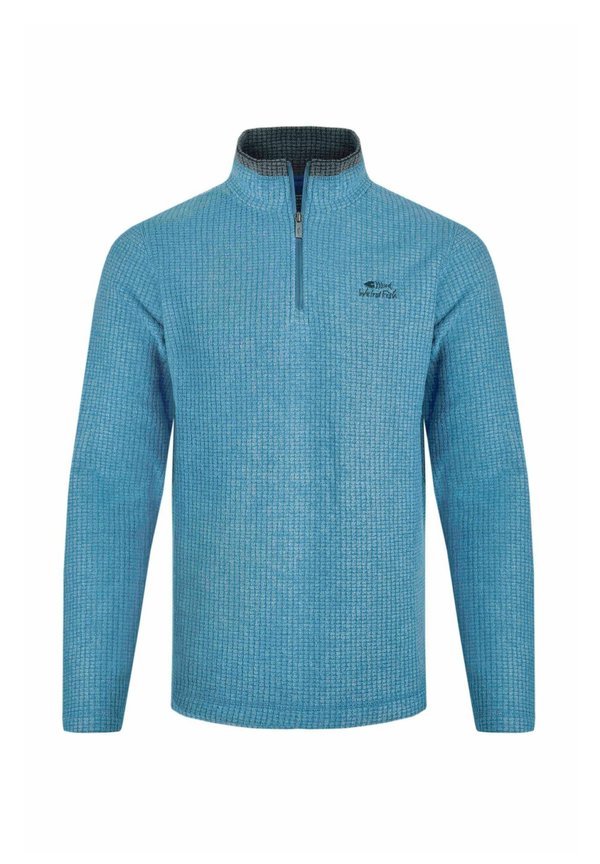 NEWARK 1/4 ZIP GRID WASHED - Fleece jumper2