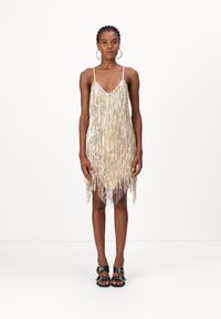 TWINSET DRESS - Vestito elegante - dull gold