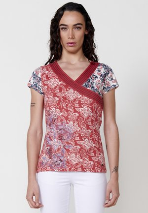 T-shirt imprimé - rojo red