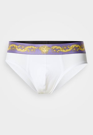 Nohavičky/Slipy - white/lavender/gold-coloured