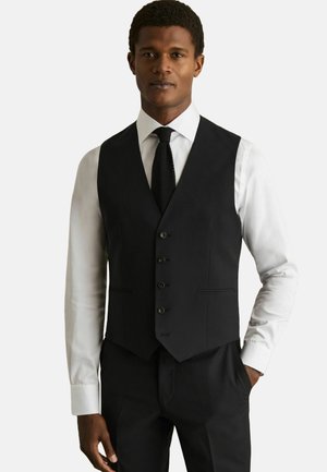 REGULAR FIT - PROMISE - Jakkesæt veste - black