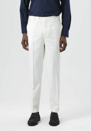 Pantalon classique - ecru