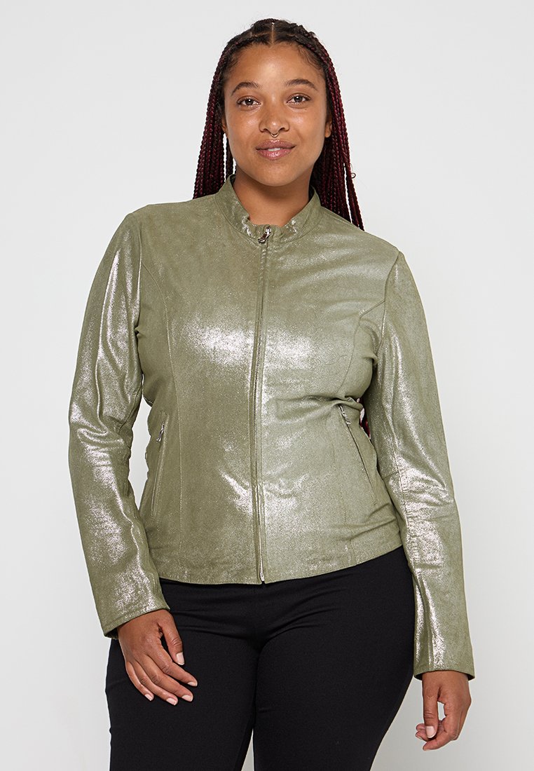 Oakwood Leren jas kaki Oakwood Leren jas kaki