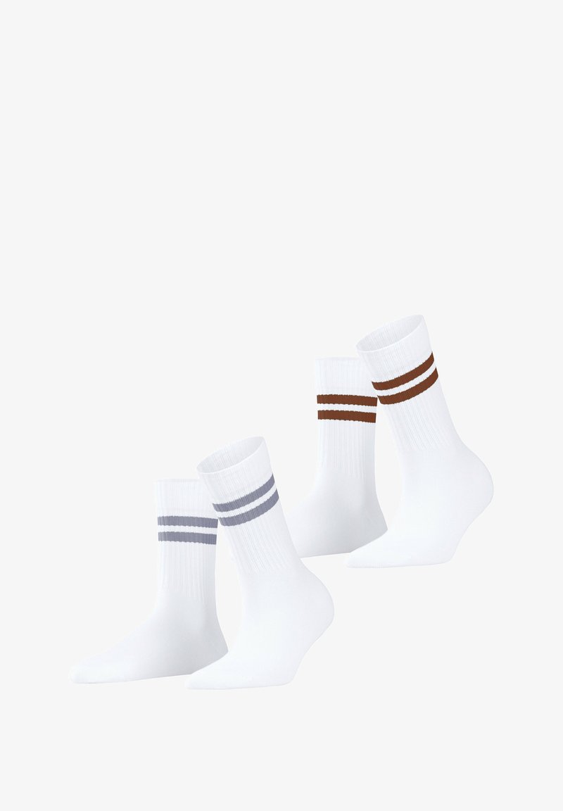 Esprit Tennis Stripe 2-Pack - Chaussettes - raw white