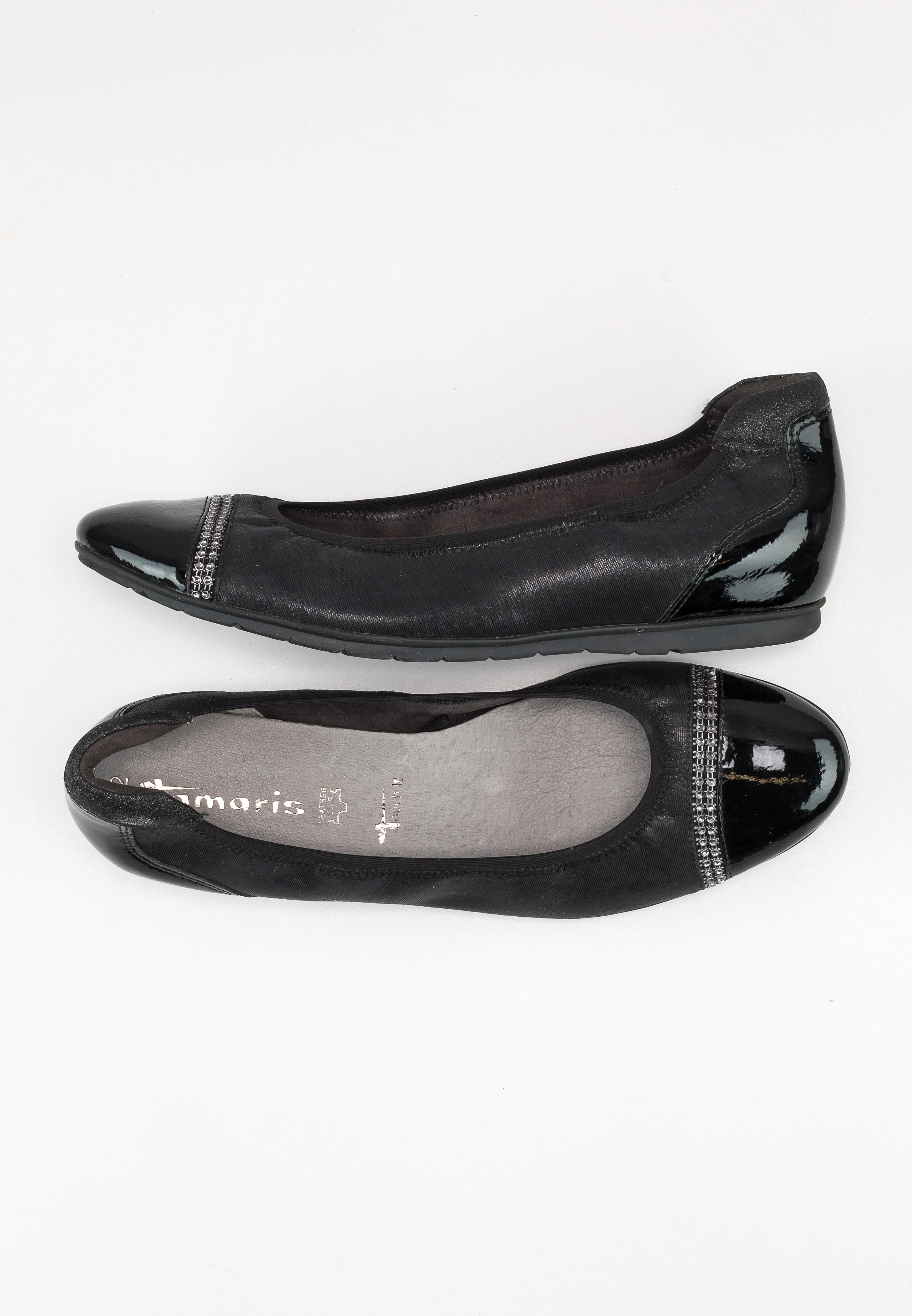 Tamaris Ballerina's - black/zwart - (Pre-owned) - Zalando.nl