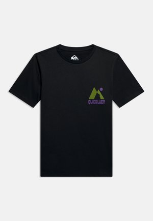 Quiksilver, PEAK - Μπλουζάκι με στάμπα - black