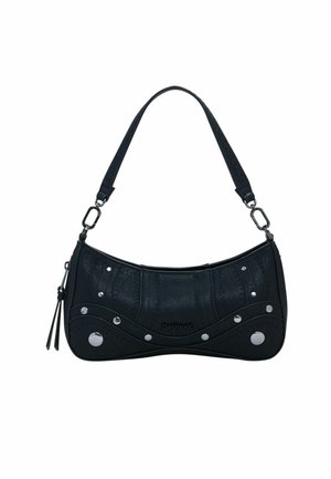 SMALL EMBROIDERED STUDDED  - Handtasche - black