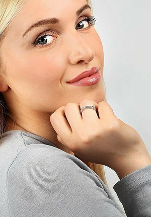 CHRIST ZIRKONIA - Ring - silberfarben