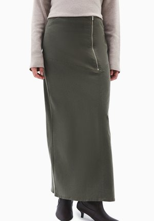 ZIPPER DETAILED LONG  - Jupe en jean - deep depths