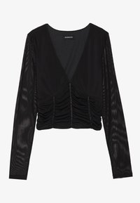 Topper langermet - black