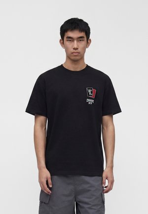 Carhartt WIP, PLAYING CARDS - Μπλουζάκι με στάμπα - black