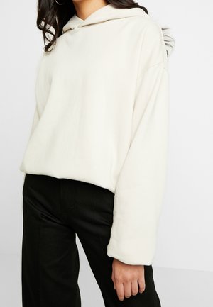 Felpa con cappuccio - beige