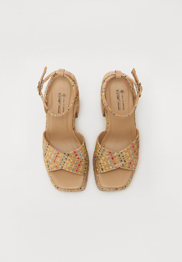 ALANII - Platform sandals - multicolor2