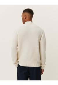 Les Deux GRADY WAFFLE MOCKNECK - Pulover - off-white