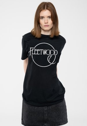 FLEETWOOD  CLASSIC BAND LOGO - Print T-shirt - black