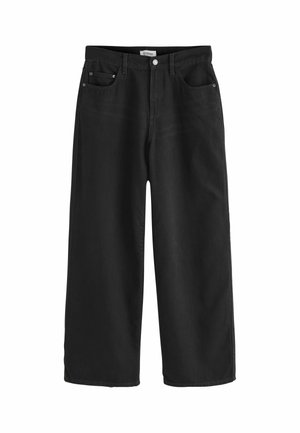 Next, REGULAR FIT - HIGH RISE CITY WIDE LEG JEANS - Wide Leg - washed black