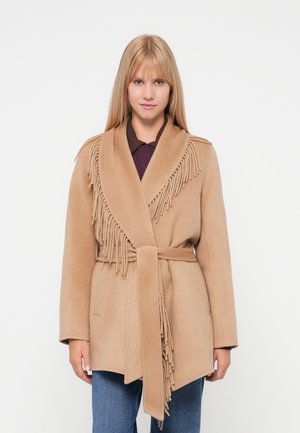ARLENA TASSEL WRAP COAT - Manteau court - camel