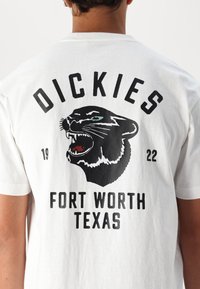 Dickies PANTHER TEE - T-shirt con stampa - white